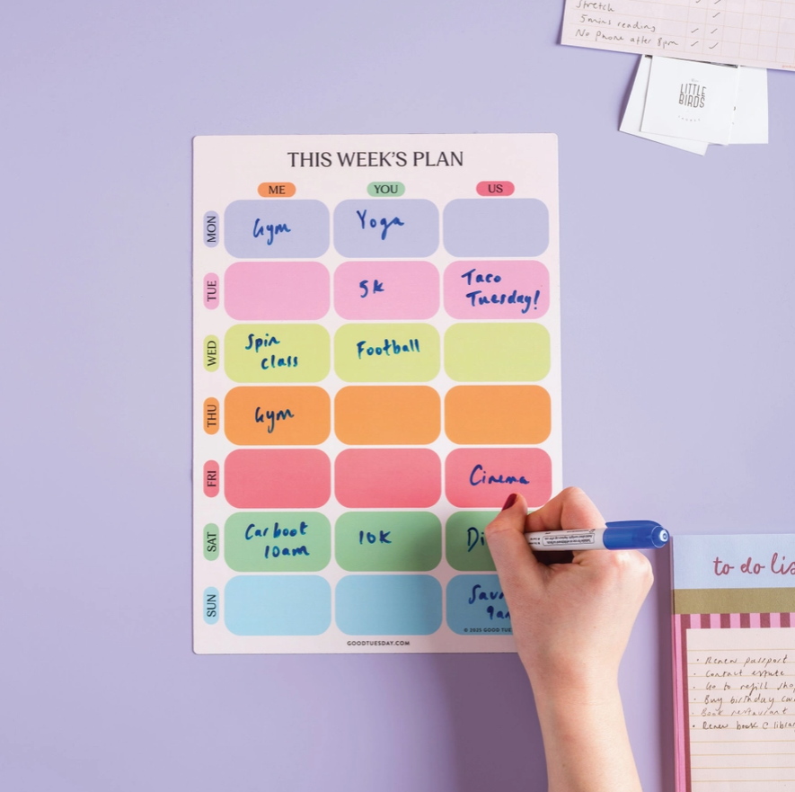 Magnetic Weekly Couples Planner