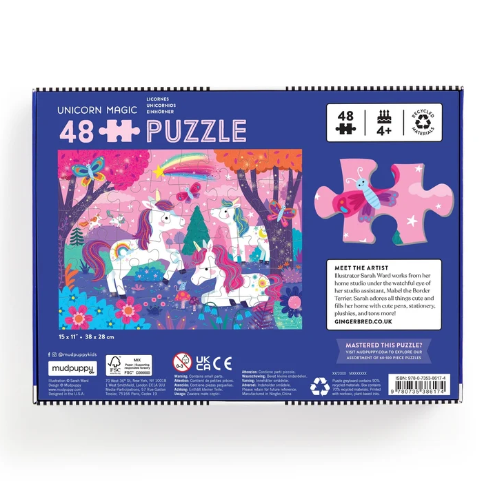 Unicorn Magic 48 Piece Puzzle
