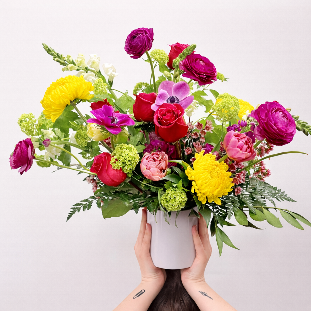 Seasonal Vased Arrangement - Designers Choice