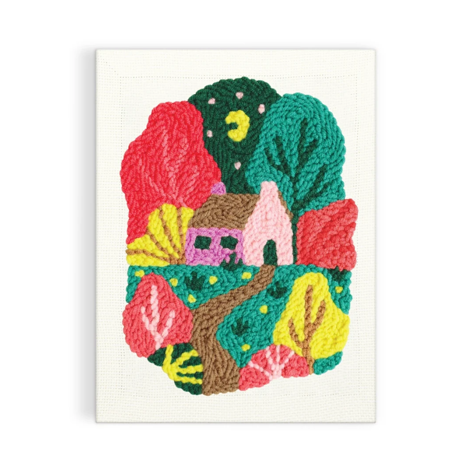 Punch Needle Kit - Highland Cottage