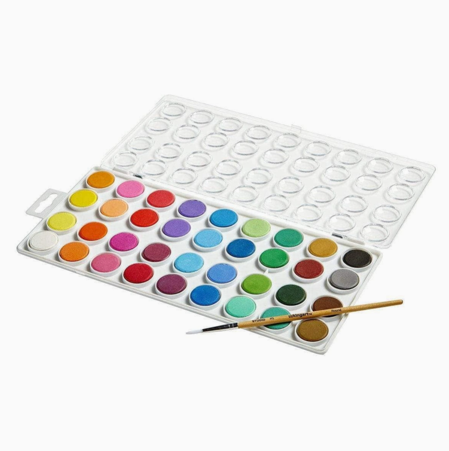 36 Color Watercolor Pan Set