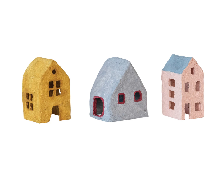 Paper Mache Houses
