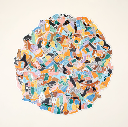 299 Dogs and a Cat Puzzle