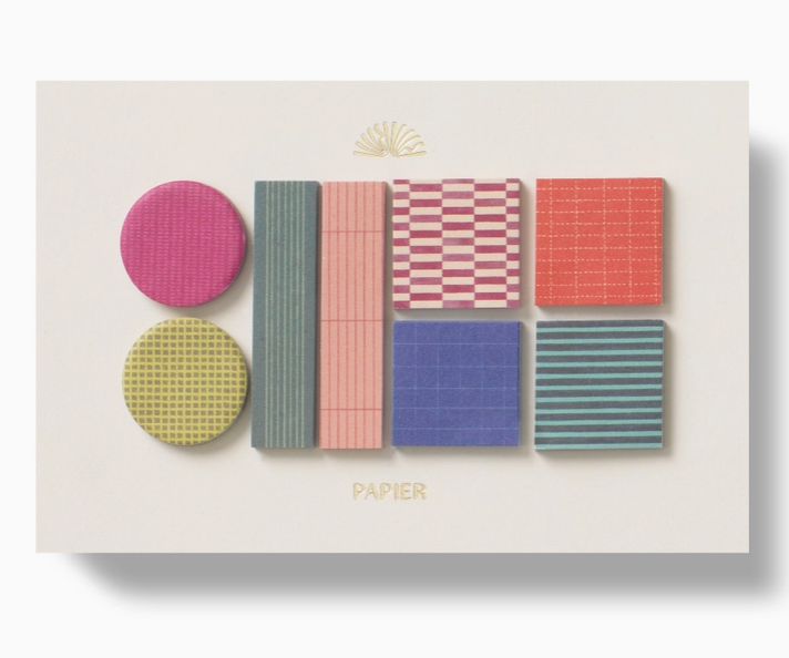 Sticky Tab Set Stripes & Check