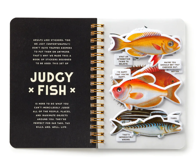 Judgy Fish Sticker Book