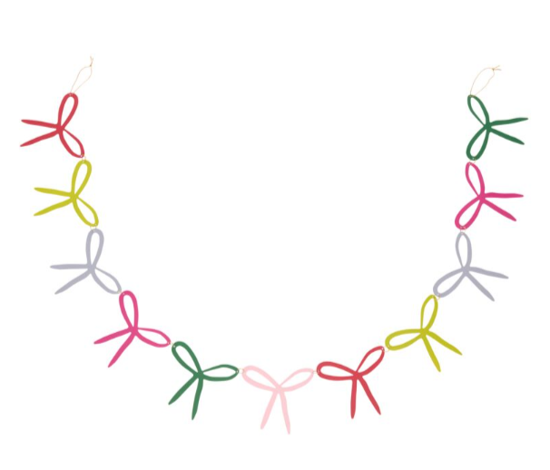 Brightly Bow Garland