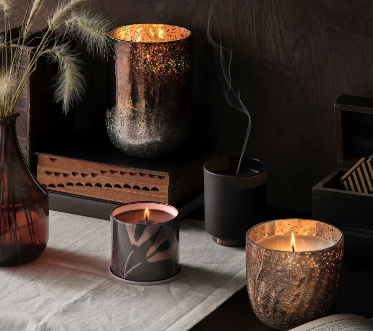 Woodfire Radiant Glass Candle