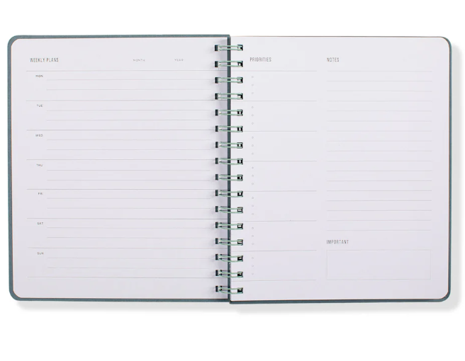 Undated Weekly Planner