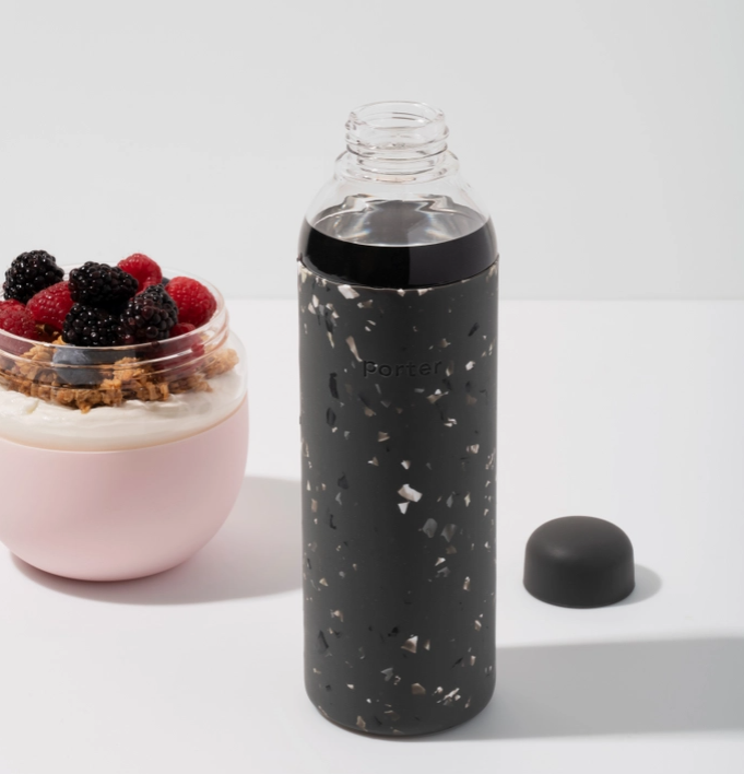 W&P Terrazzo Glass Water Bottle