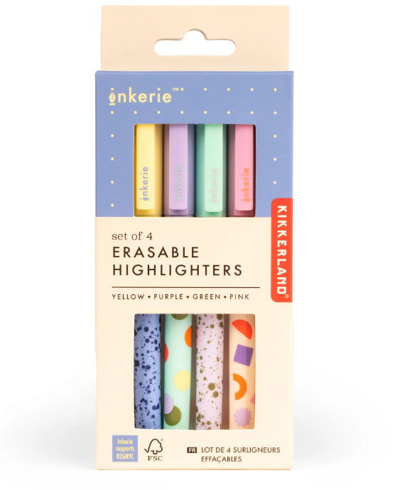 Erasable Highlighters