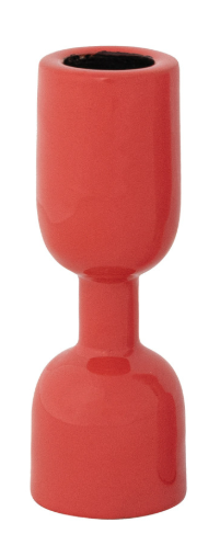 Enameled Aluminum Taper Candle Holder