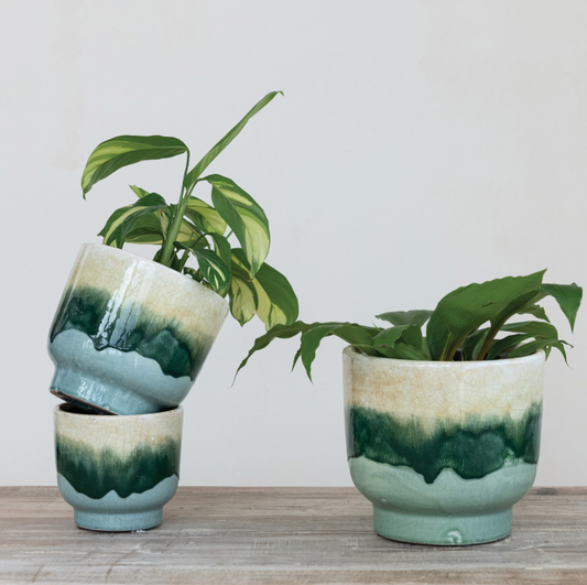 Glazed Terra Cotta Pots