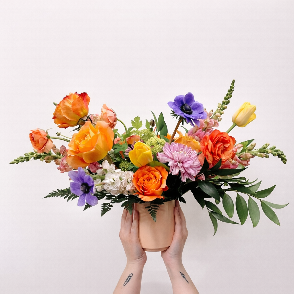 Seasonal Vased Arrangement - Designers Choice