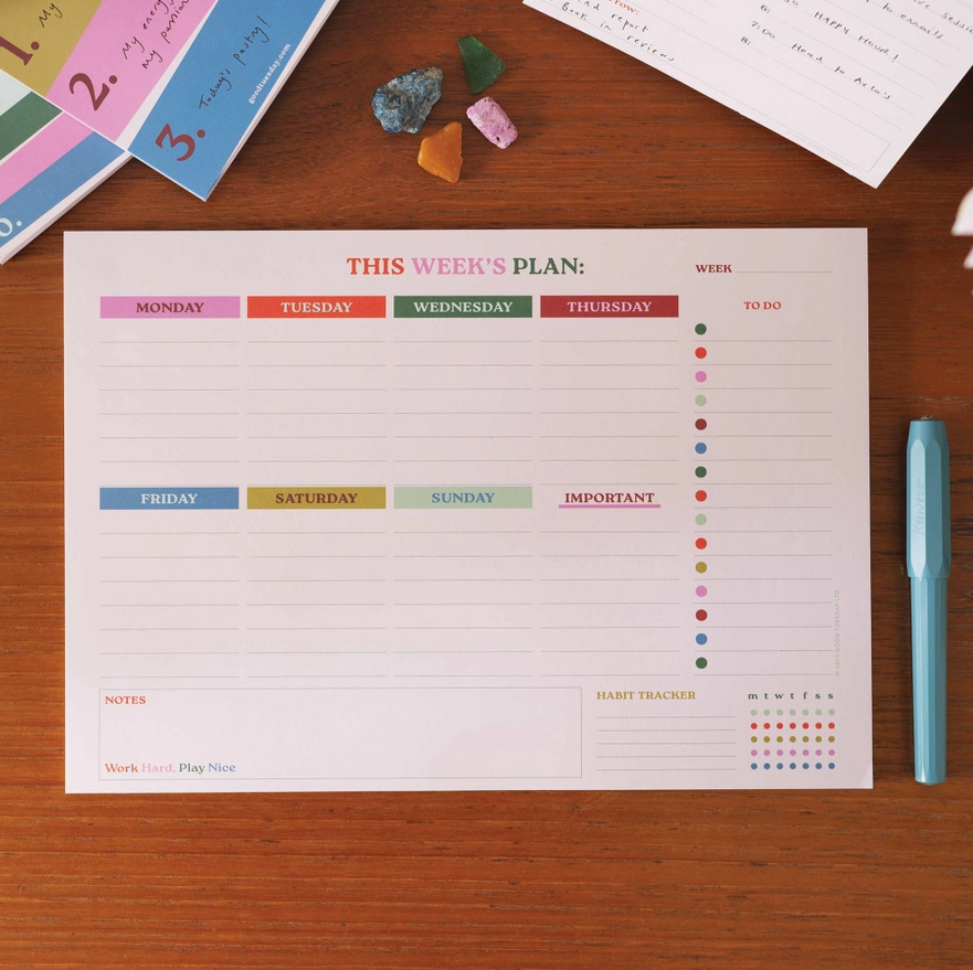 Weekly Planner Pad