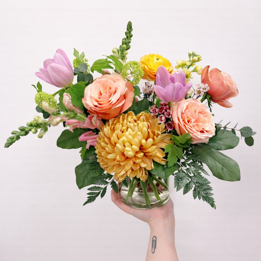 Seasonal Vased Arrangement - Designers Choice
