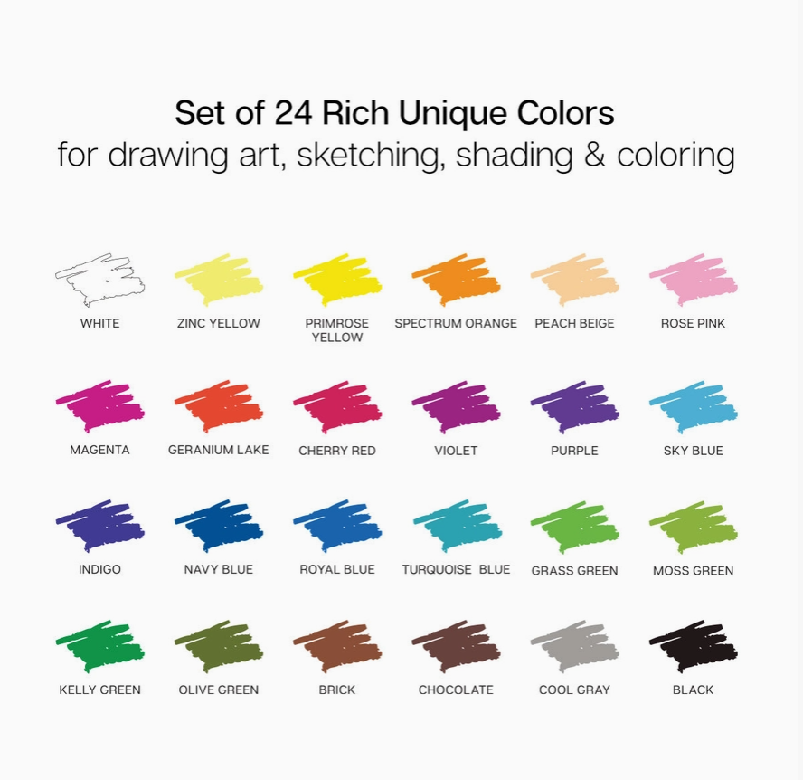 Colored Pencil Set of 24