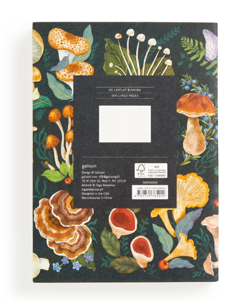 World of Mushrooms Notebook