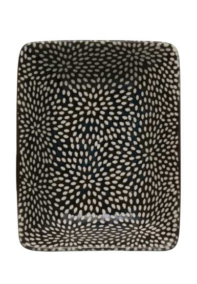 Stoneware Dish in Midnight Blue