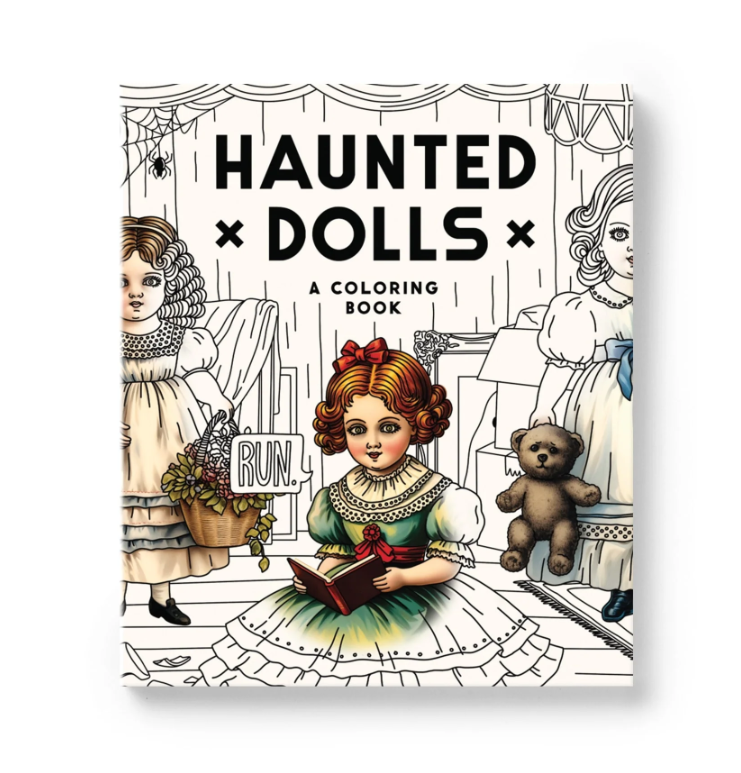 Haunted Dolls Coloring Book