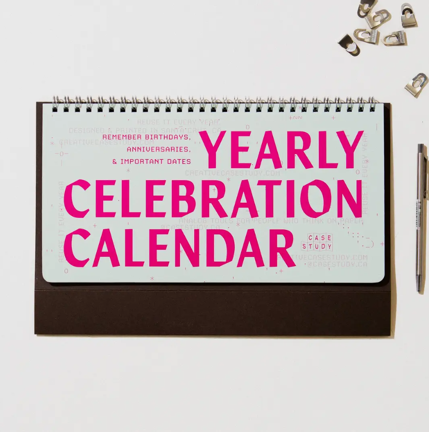Yearly Celebration Calendar