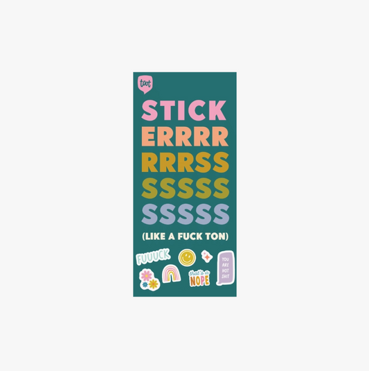 Talking Out of Turn Sticker Book