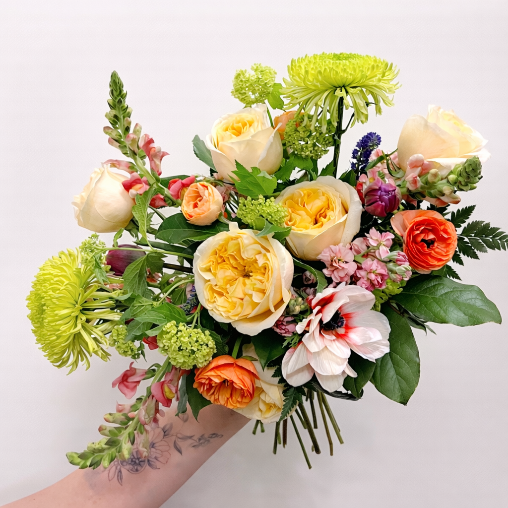 Seasonal Wrapped Bouquet - Designers Choice