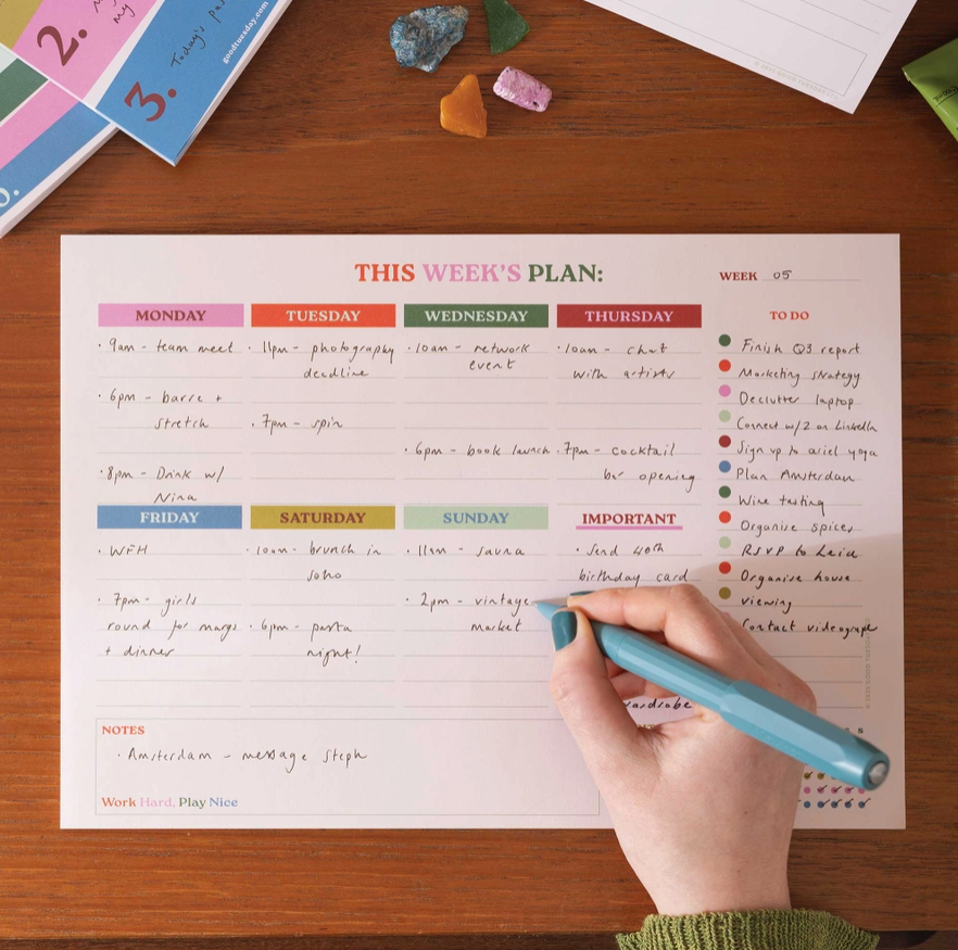 Weekly Planner Pad