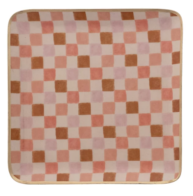 Enameled Metal Tray