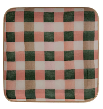 Enameled Metal Tray