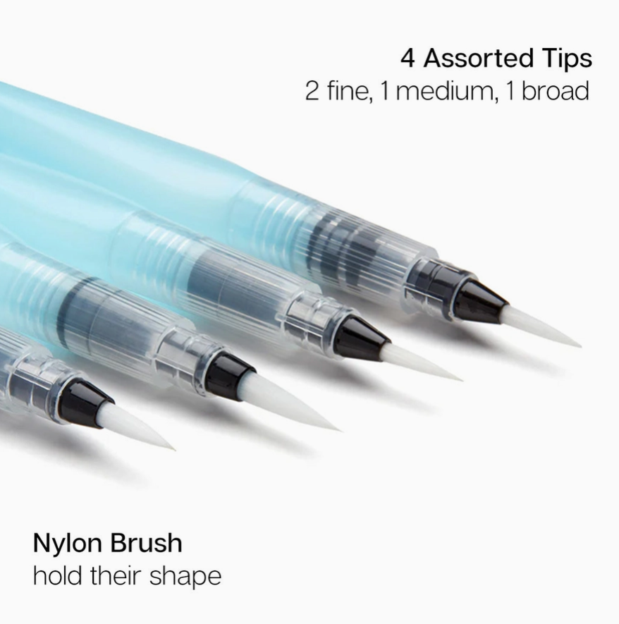 Water Brush Set of 4
