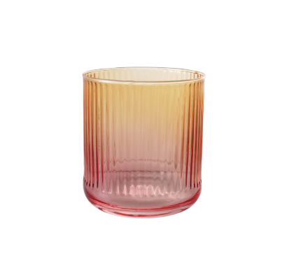 Ribbed Ombre Drinking Glass