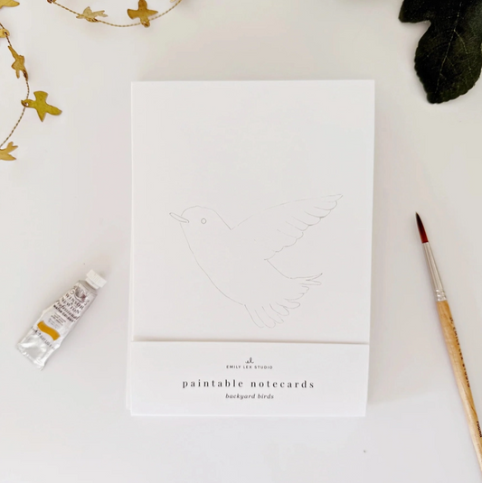 Paintable Watercolor Notecard Sets