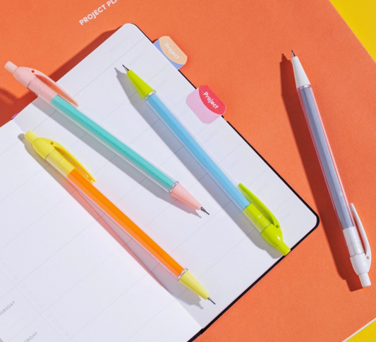 Colorblock Mechanical Pencil Set