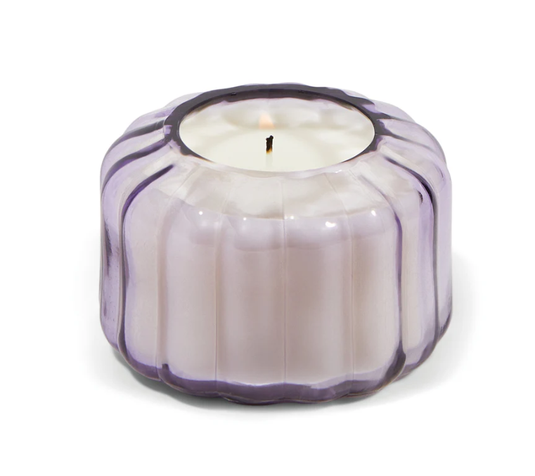 Paddywax Ripple Glass Candle