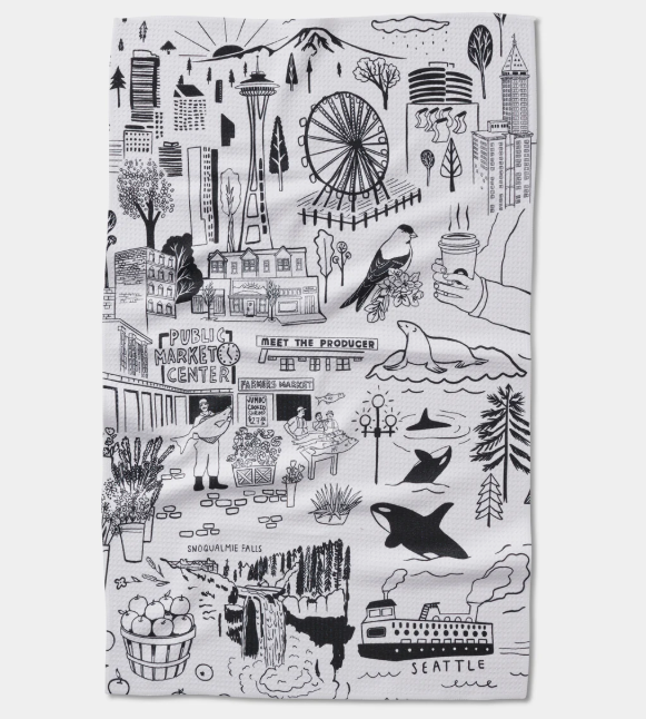 Geometry Tea Towel