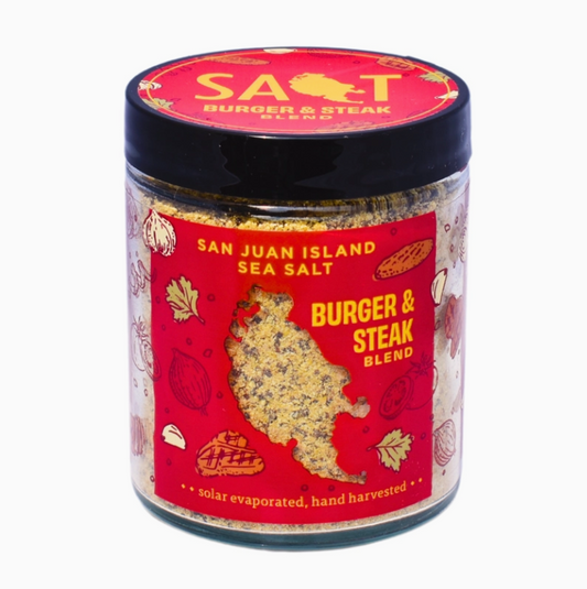 San Juan Island Sea Salts -Burger and Steak Blend