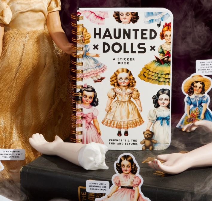 Haunted Dolls Sticker Book