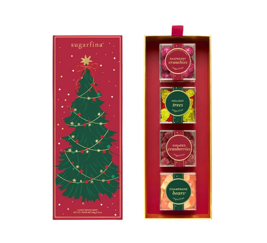 Sugarfina Xmas Tree 4pc Candy Bento Box