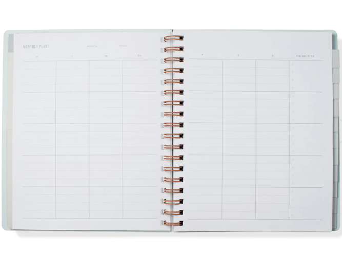 Undated Monthly Planner