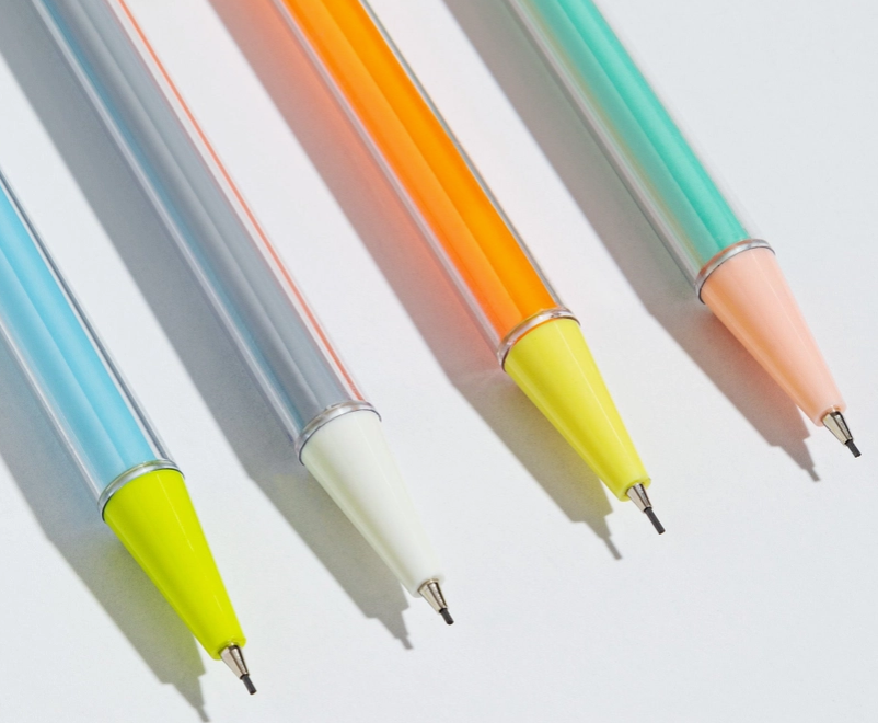 Colorblock Mechanical Pencil Set