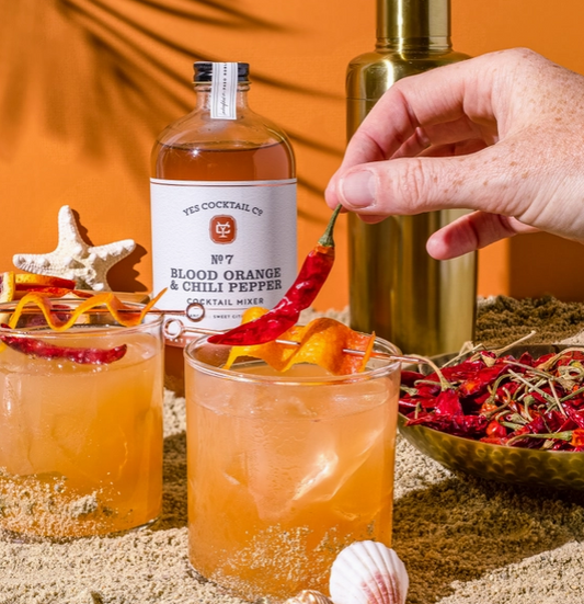 Blood Orange & Chili Pepper Cocktail Mixer