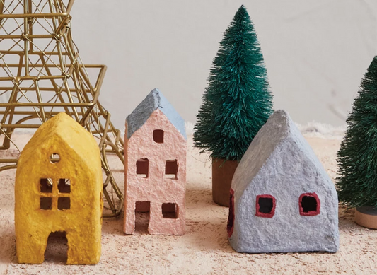 Paper Mache Houses