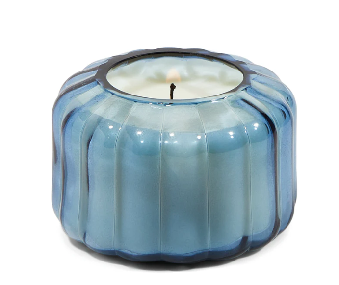 Paddywax Ripple Glass Candle