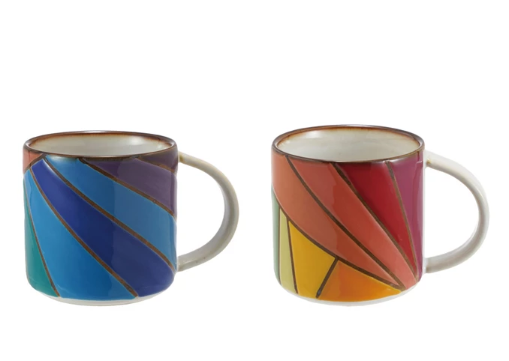 Geometric Rainbow Mug