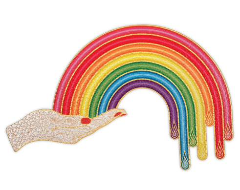 Jonathon Adler Rainbow Hand Puzzle