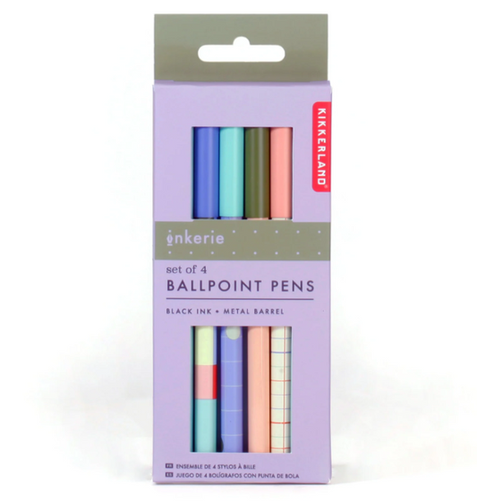 Set of 4 Ballpoint Pens