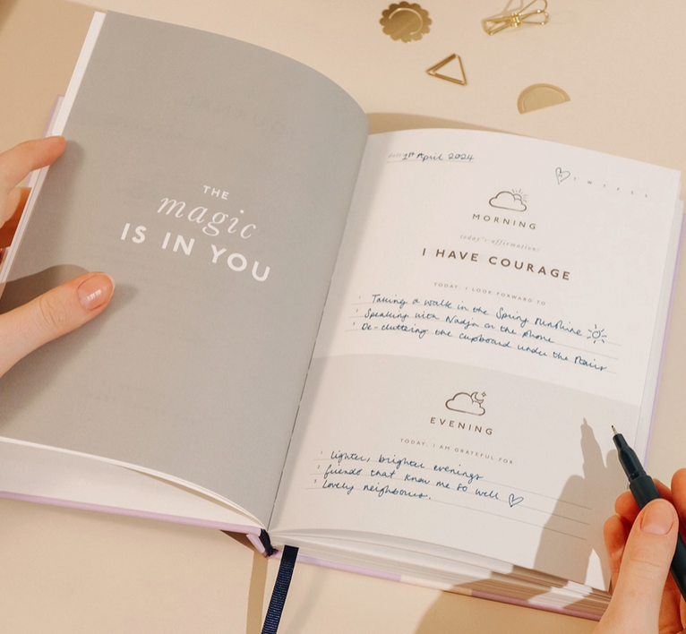 Gratitude Journal Stripes