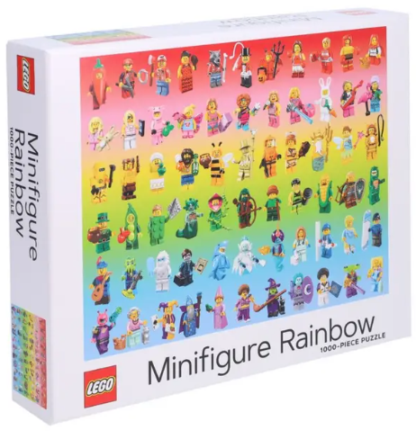 Lego Minifigure Rainbow