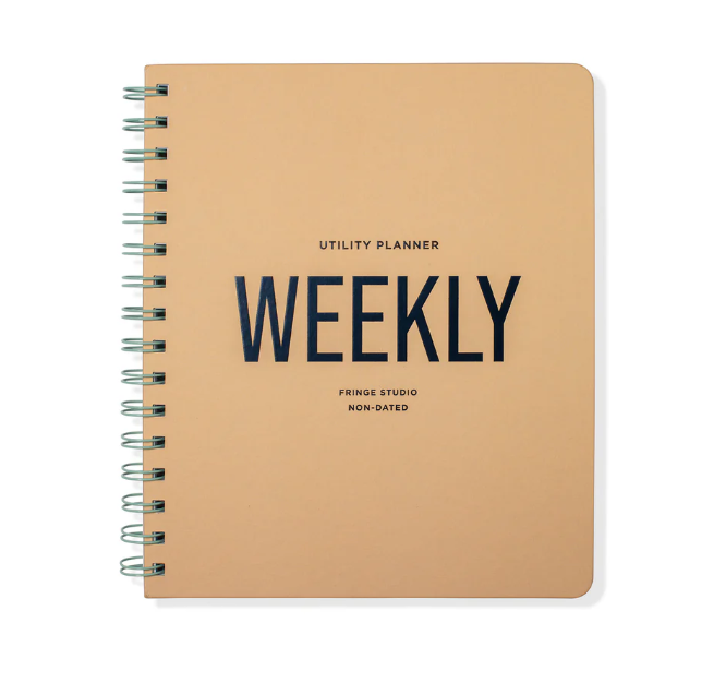 Undated Weekly Planner