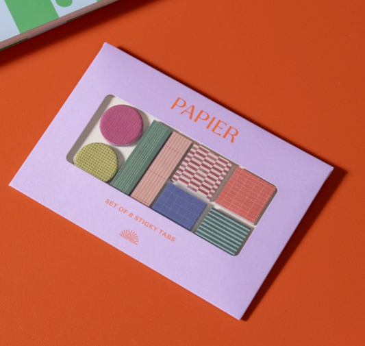 Sticky Tab Set Stripes & Check